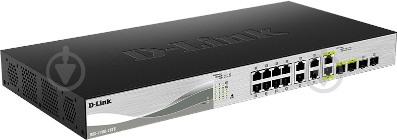 Коммутатор D-Link DXS-1100-16TC - фото 2 Коммутатор D-Link DXS-1100-16TC - фото 2
