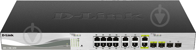Коммутатор D-Link DXS-1100-16TC - фото 1 Коммутатор D-Link DXS-1100-16TC - фото 1