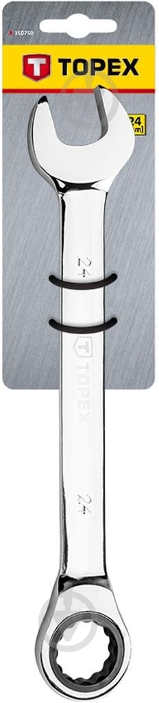 Ключ комбинированный Topex р.24 35D750 - фото 2