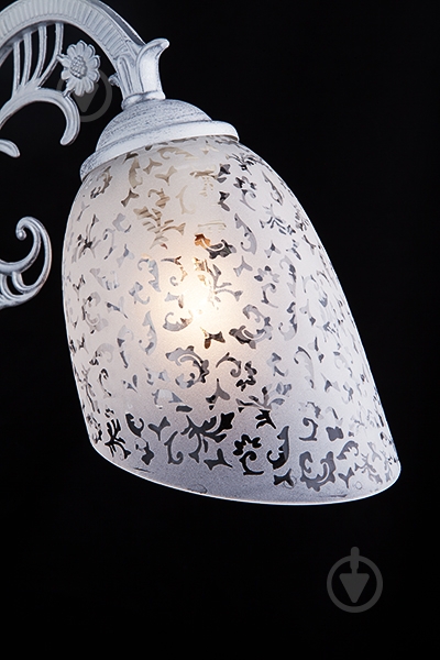 Бра Strotskis Nimfa 1x60 Вт E27 бело-серебряный 70039/1 - фото 4