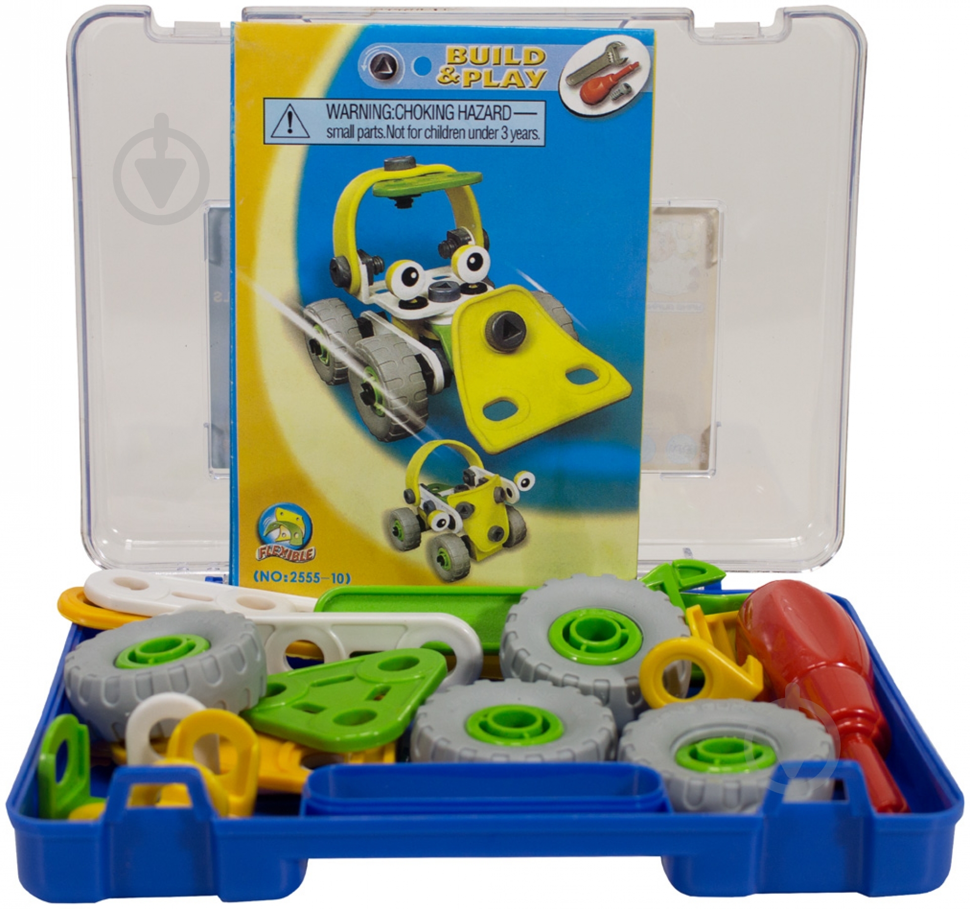 Конструктор Flexible Build & Play 2 моделі машин 2555-10A - фото 2 Конструктор Flexible Build & Play 2 моделі машин 2555-10A - фото 2