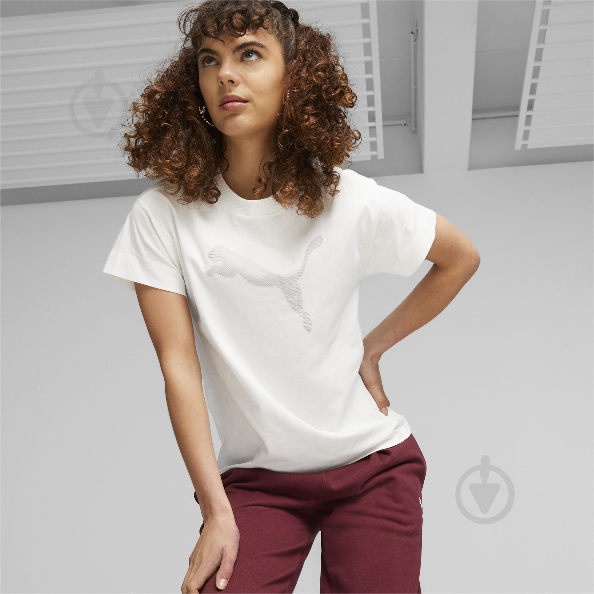 Футболка Puma HER Tee 67600002 р.M білий - фото 3