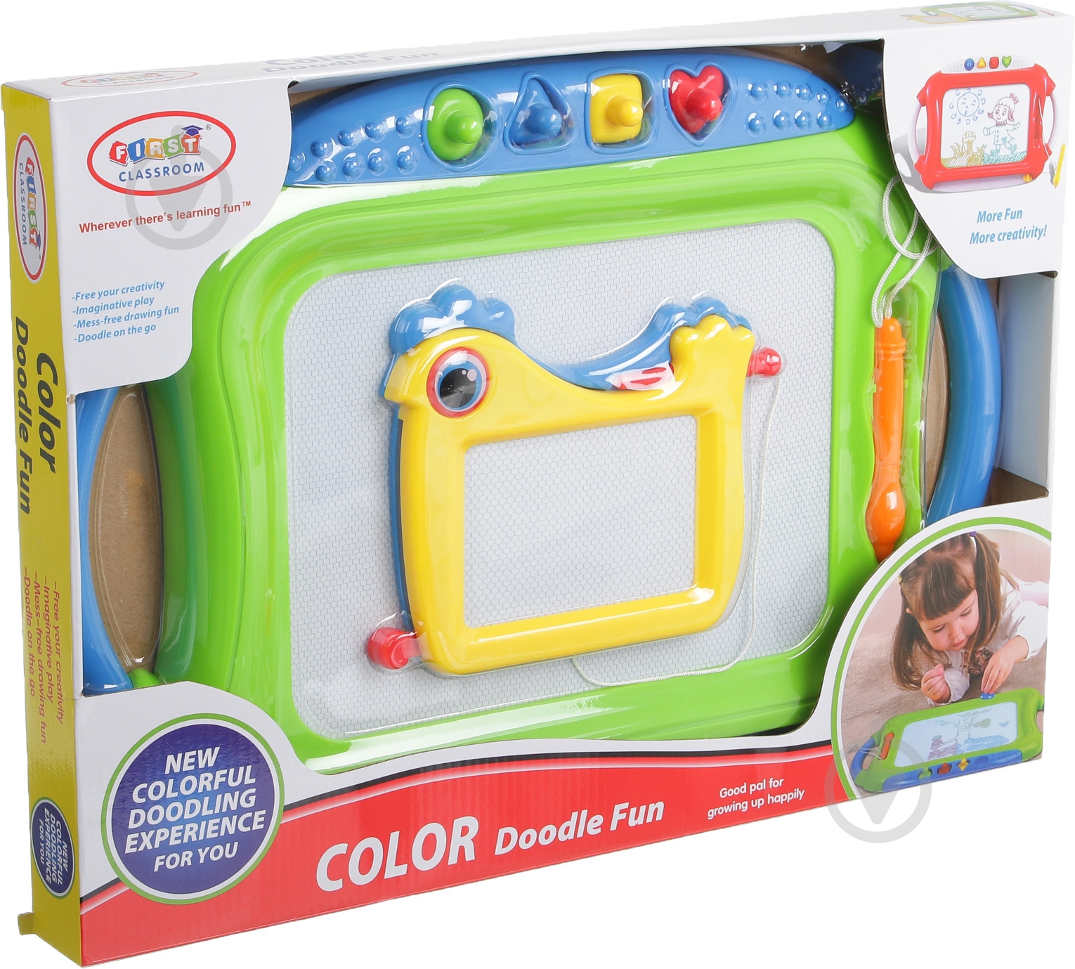 Доска магнитная First Classroom Double сине-зеленая HM1311B/bl-gre - фото 1 Доска магнитная First Classroom Double сине-зеленая HM1311B/bl-gre - фото 1