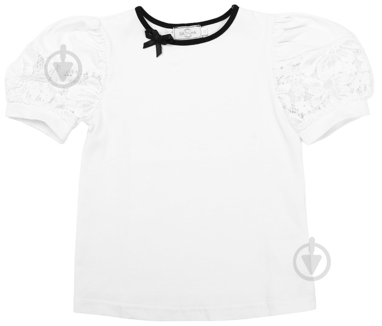 Блуза Sasha р.122 белый 0010/24 - фото 2 Блуза Sasha р.122 белый 0010/24 - фото 2