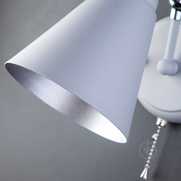 Бра Strotskis Nigella 1x40 Вт E27 серый/металлик 70052/1 - фото 3 Бра Strotskis Nigella 1x40 Вт E27 серый/металлик 70052/1 - фото 3