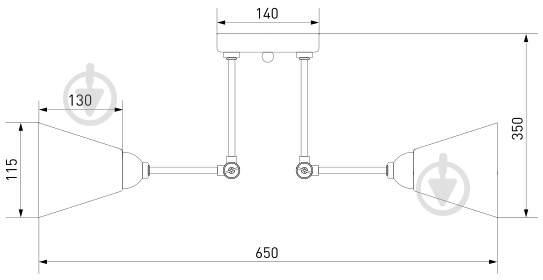 Люстра стельова Strotskis Nigella 6x60 Вт E27 сірий 70052/6 - фото 8