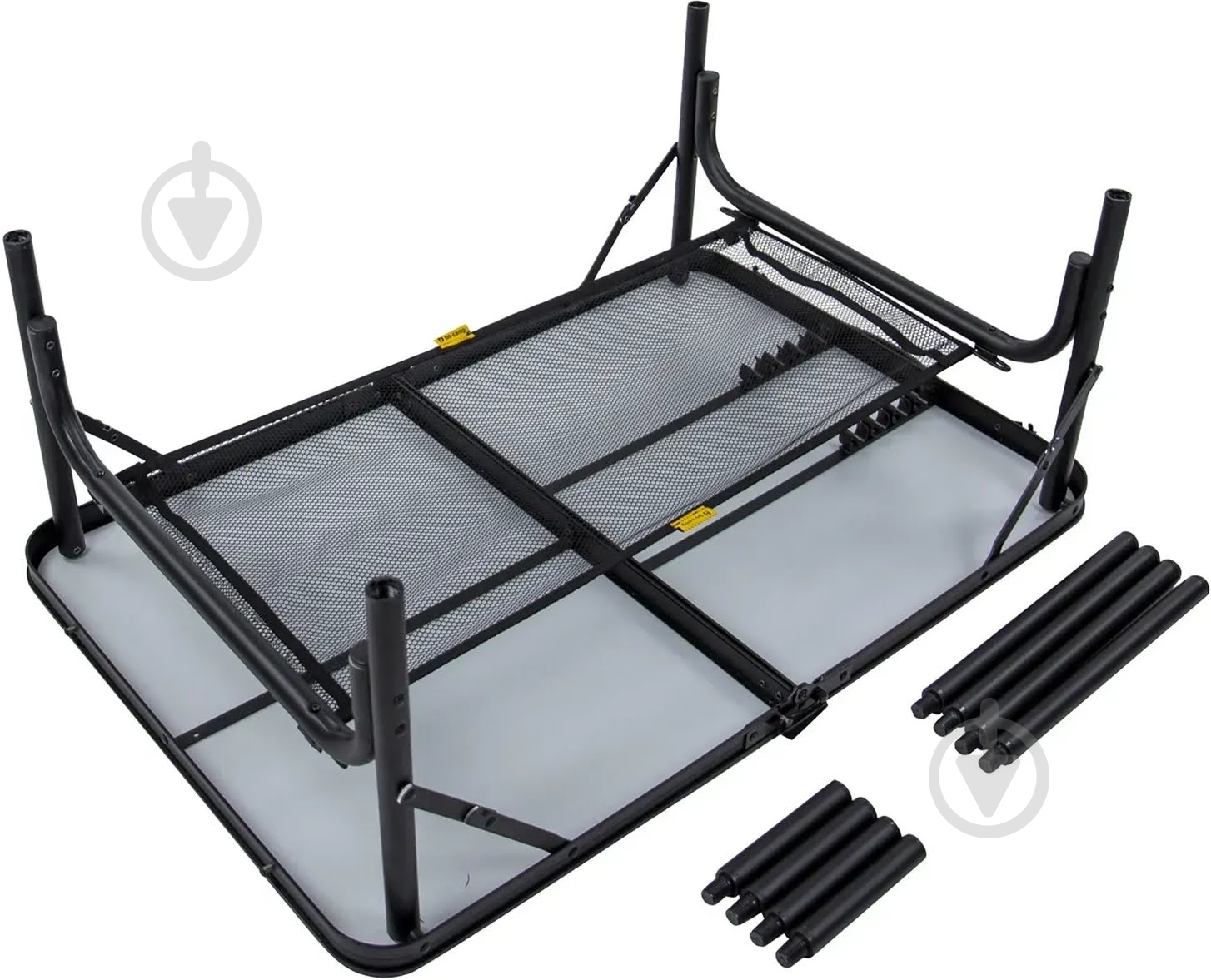 Стіл Bo-Camp Northgate 90x60 см Black/Grey (1404184) - фото 11