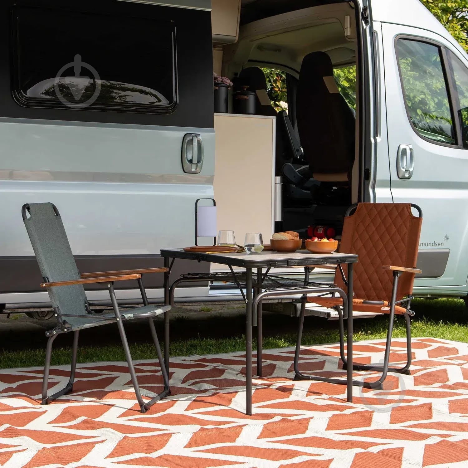 Стіл Bo-Camp Northgate 90x60 см Black/Grey (1404184) - фото 8