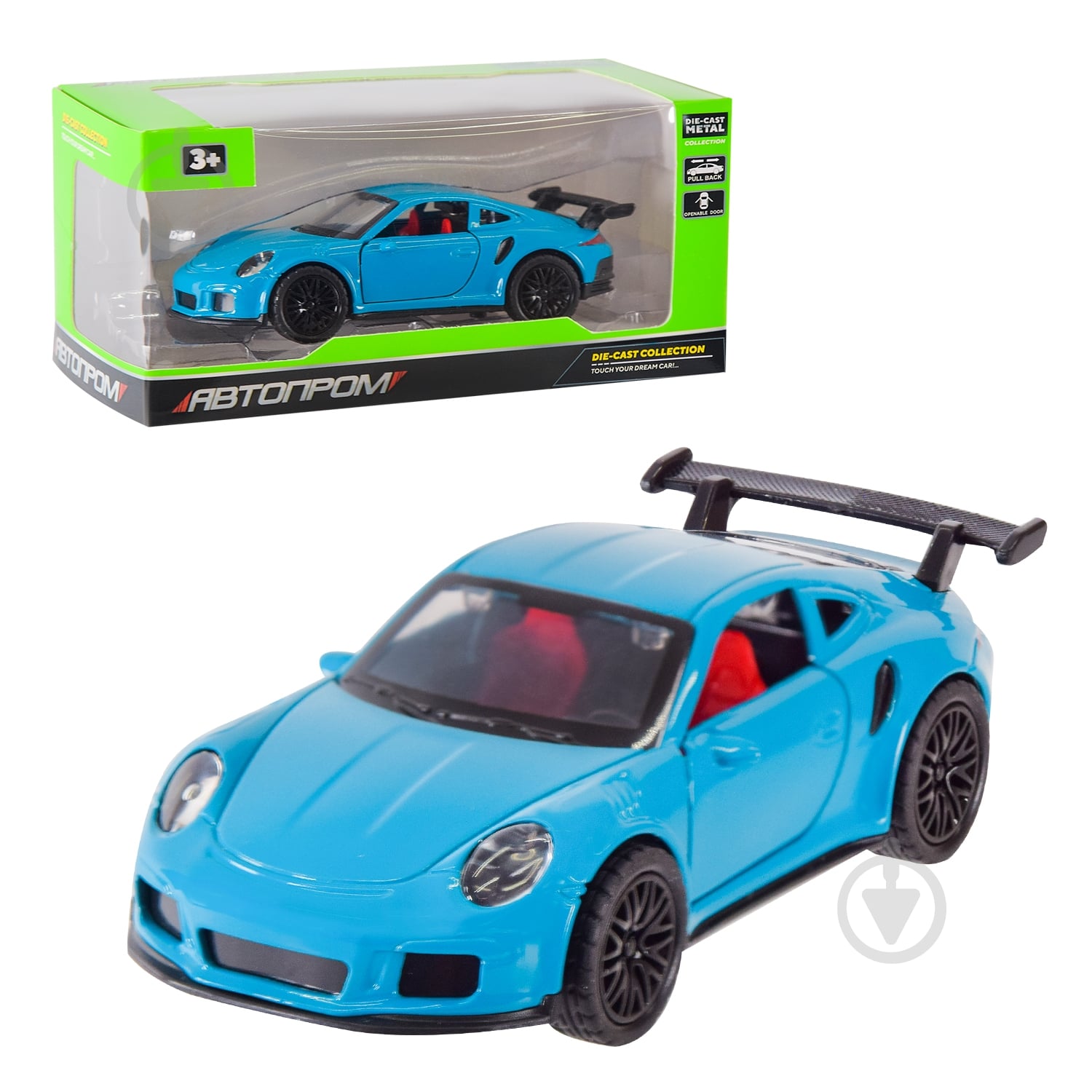 Машинка Автопром 1:32 2 цвета AP74109 - фото 6