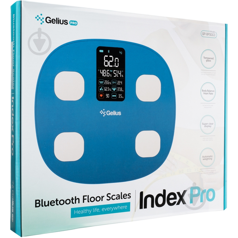 Смарт-весы Gelius GP-BFS003 PRO Bluetooth Floor Scales Index Pro - фото 11 Смарт-весы Gelius GP-BFS003 PRO Bluetooth Floor Scales Index Pro - фото 11