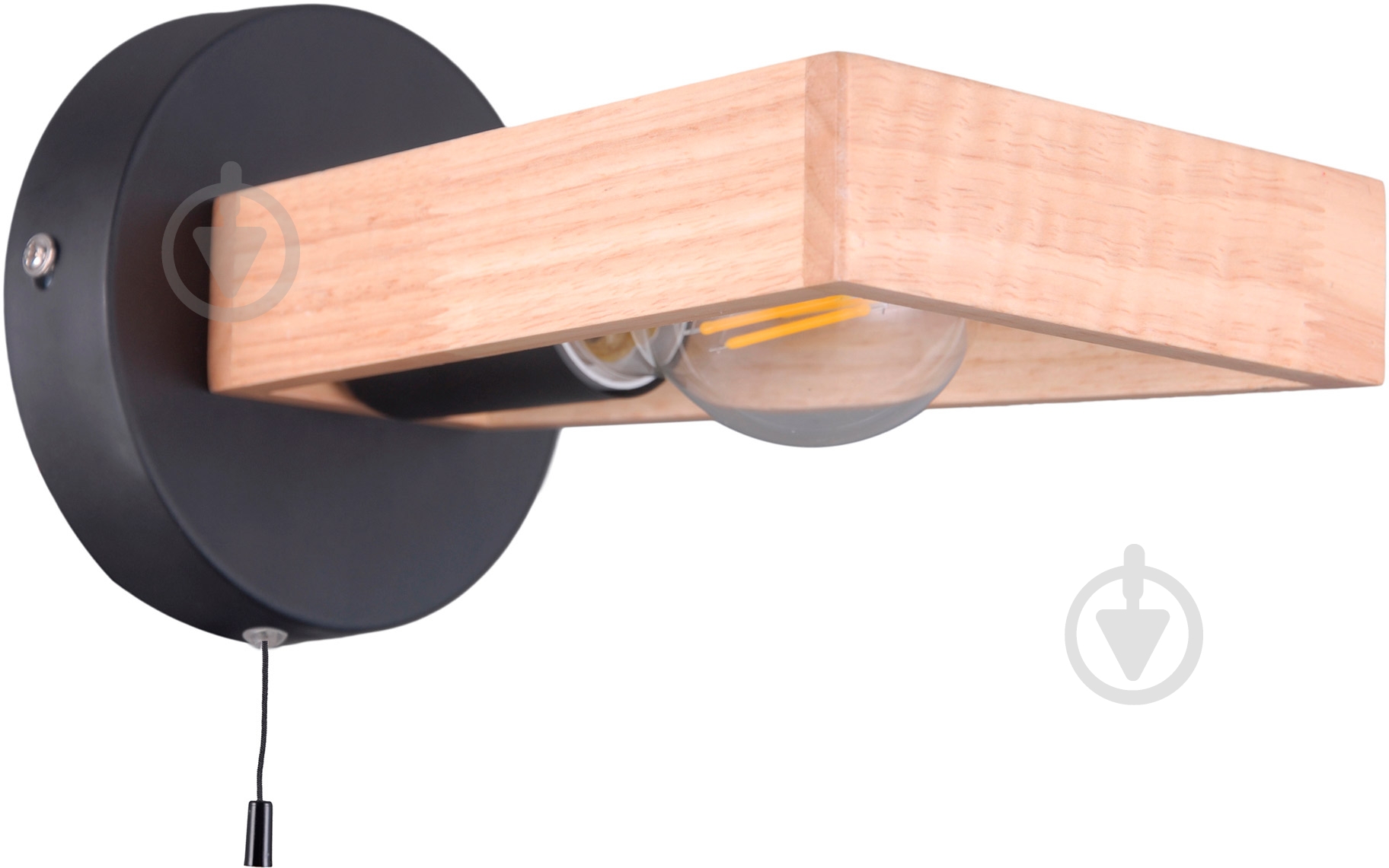 Бра Strotskis Klark 1x40 Вт E27 черный 70056/1 - фото 1