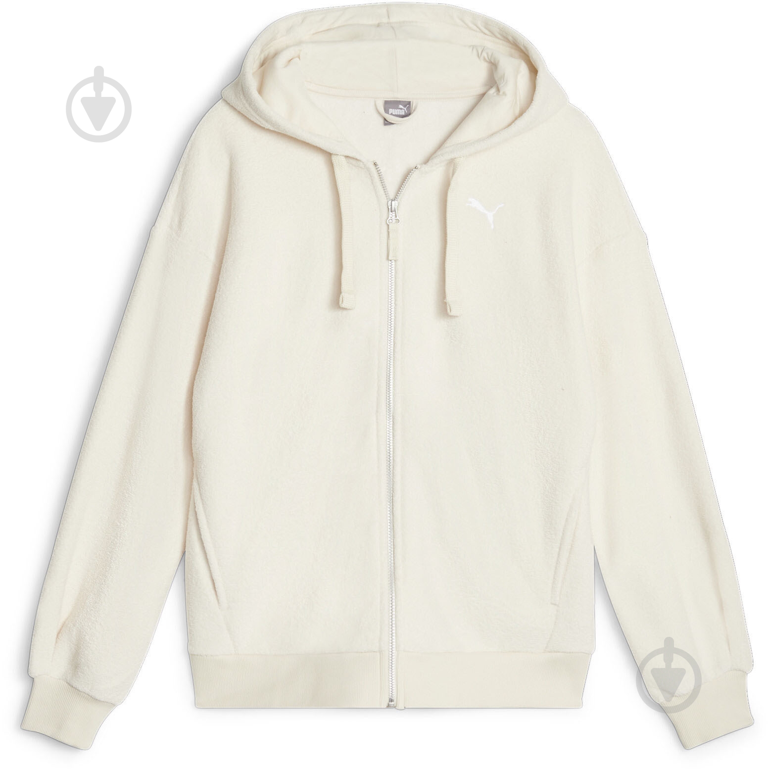 Джемпер Puma HER WINTERIZED FULL-ZIP HOODIE 67600887 р.M бежевий - фото 1