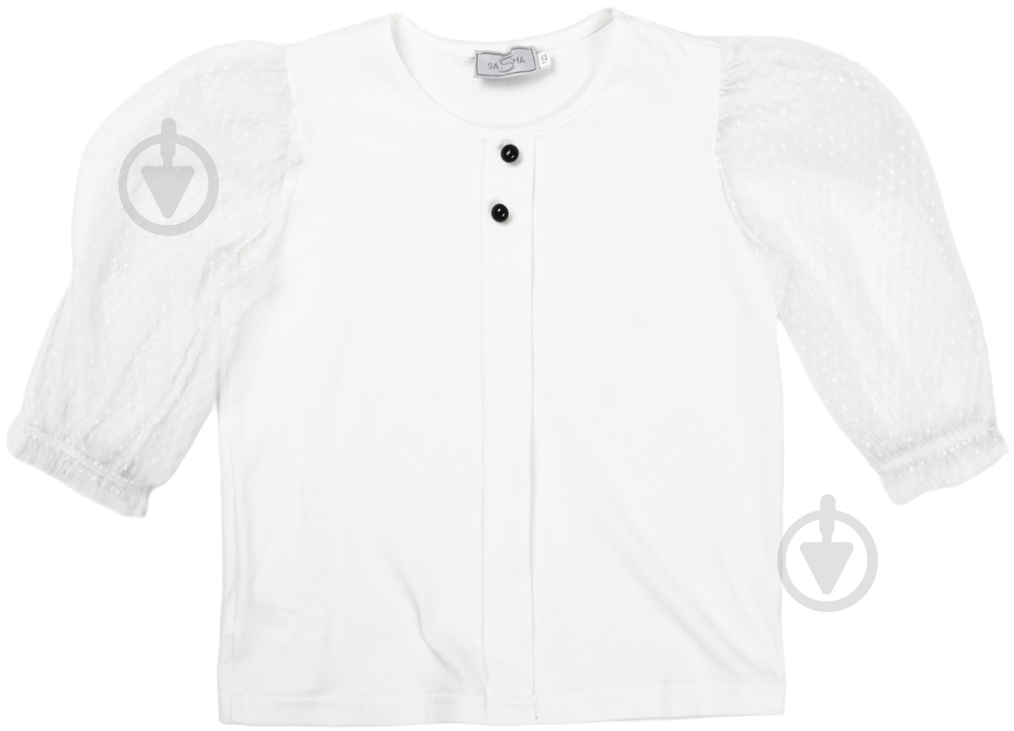 Блуза Sasha р.128 молочный 4808 - фото 1