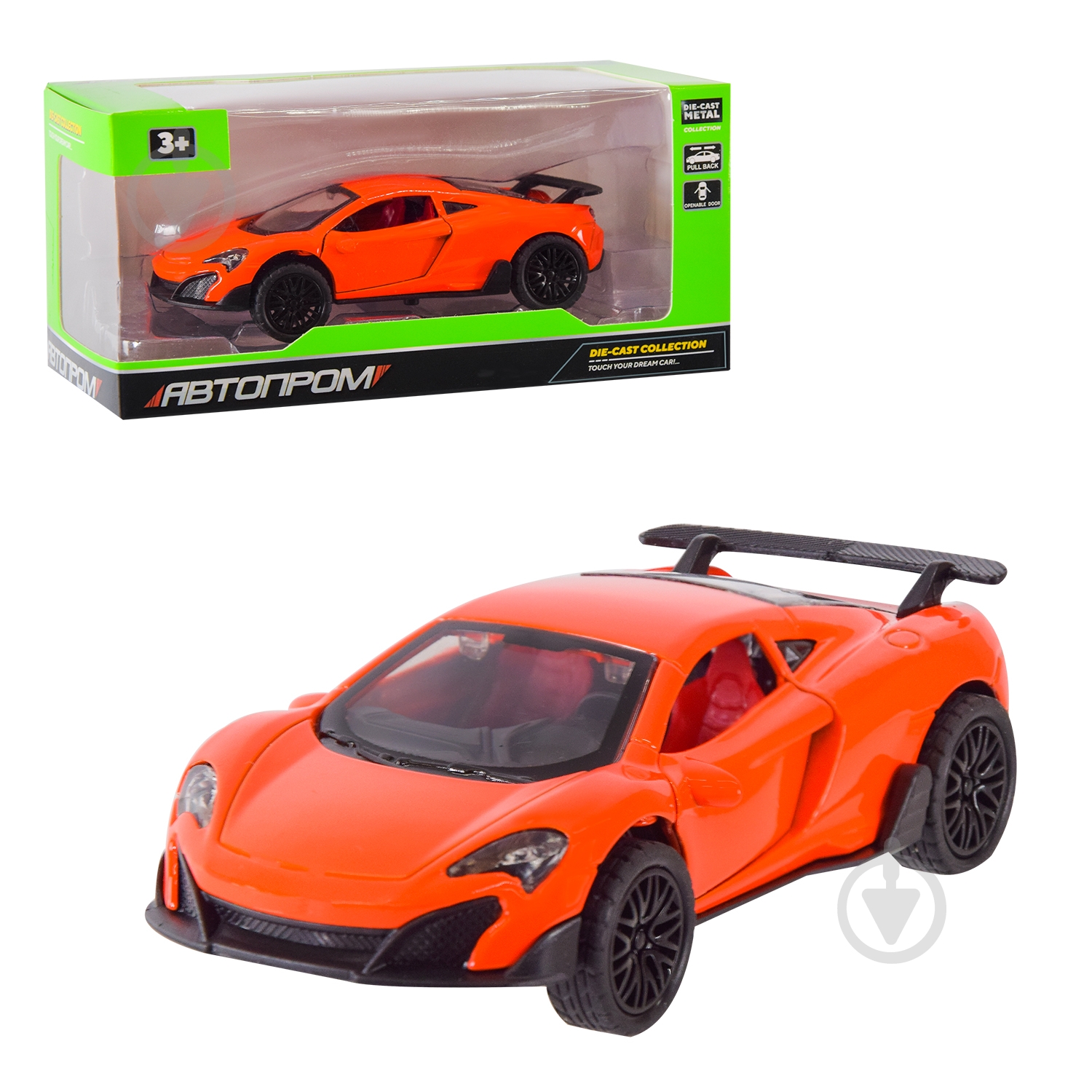 Машинка Автопром 1:32 2 цвета AP74115 - фото 9