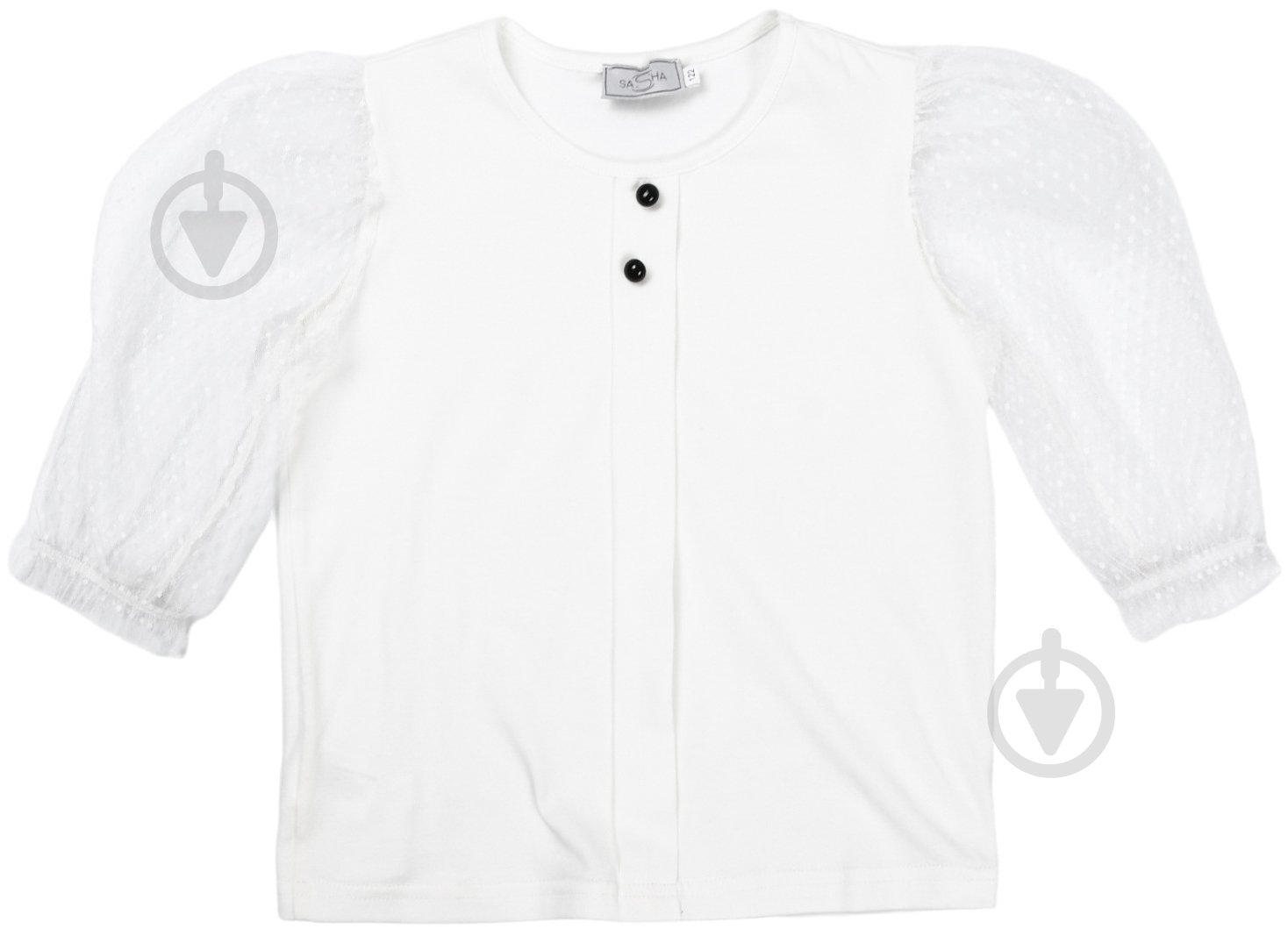 Блуза Sasha р.134 молочный 4808 - фото 1