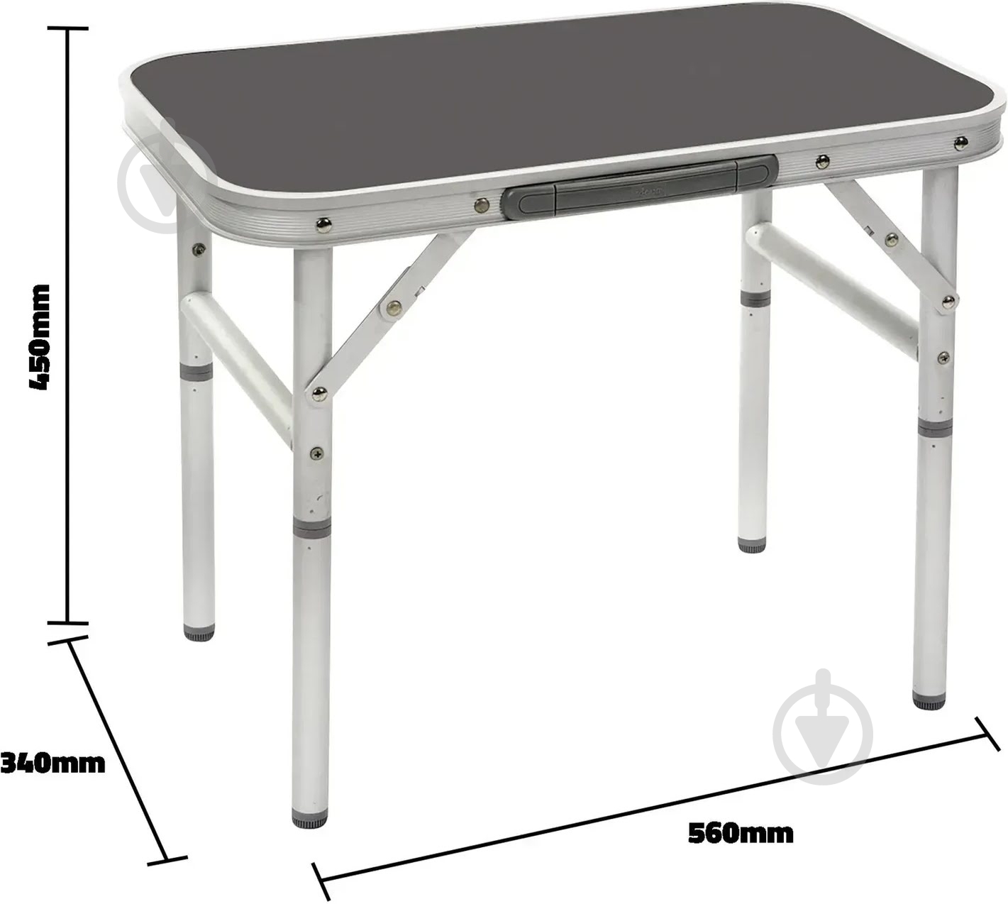 Стол Bo-Camp 56x34 см Grey (1404394) - фото 4