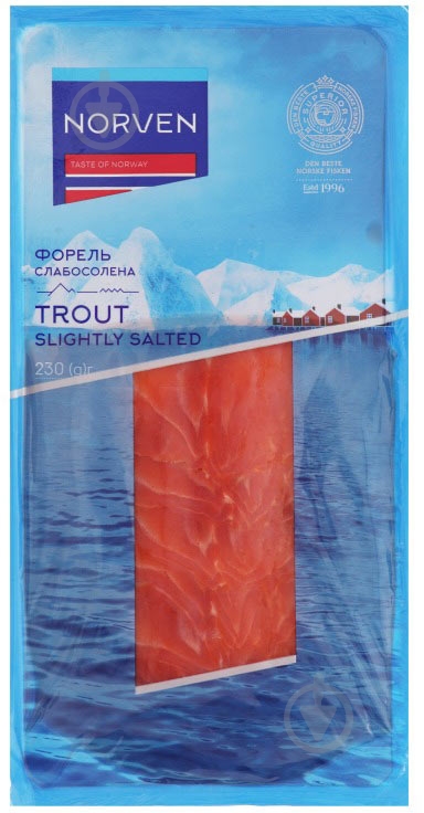 Нарезка рыбная Norven Форель 230 г - фото 1 Нарезка рыбная Norven Форель 230 г - фото 1