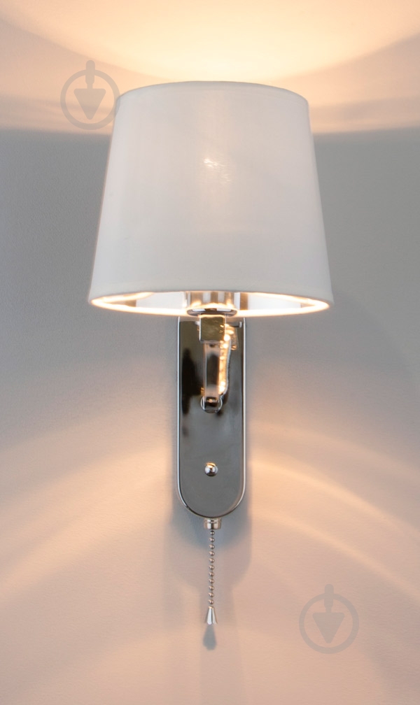 Бра Strotskis Felicia 1x40 Вт E14 белый/хром 70073/1 - фото 3 Бра Strotskis Felicia 1x40 Вт E14 белый/хром 70073/1 - фото 3