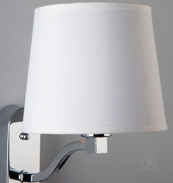 Бра Strotskis Felicia 1x40 Вт E14 белый/хром 70073/1 - фото 5 Бра Strotskis Felicia 1x40 Вт E14 белый/хром 70073/1 - фото 5