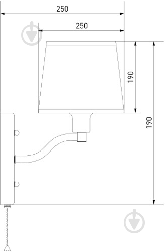 Бра Strotskis Felicia 1x40 Вт E14 белый/хром 70073/1 - фото 6 Бра Strotskis Felicia 1x40 Вт E14 белый/хром 70073/1 - фото 6