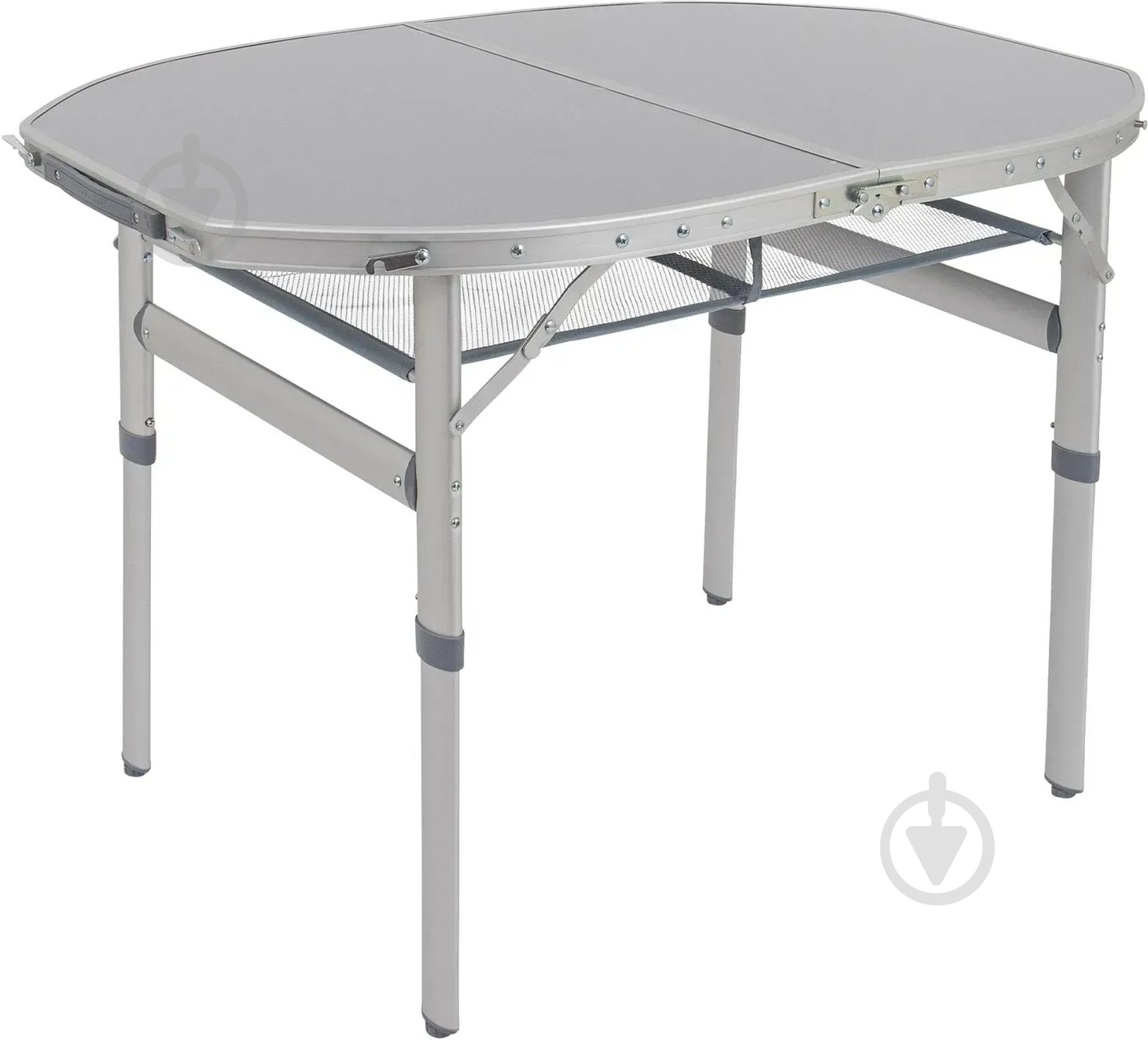 Стол Bo-Camp Premium Oval 100x70 см Grey (1404424) - фото 1