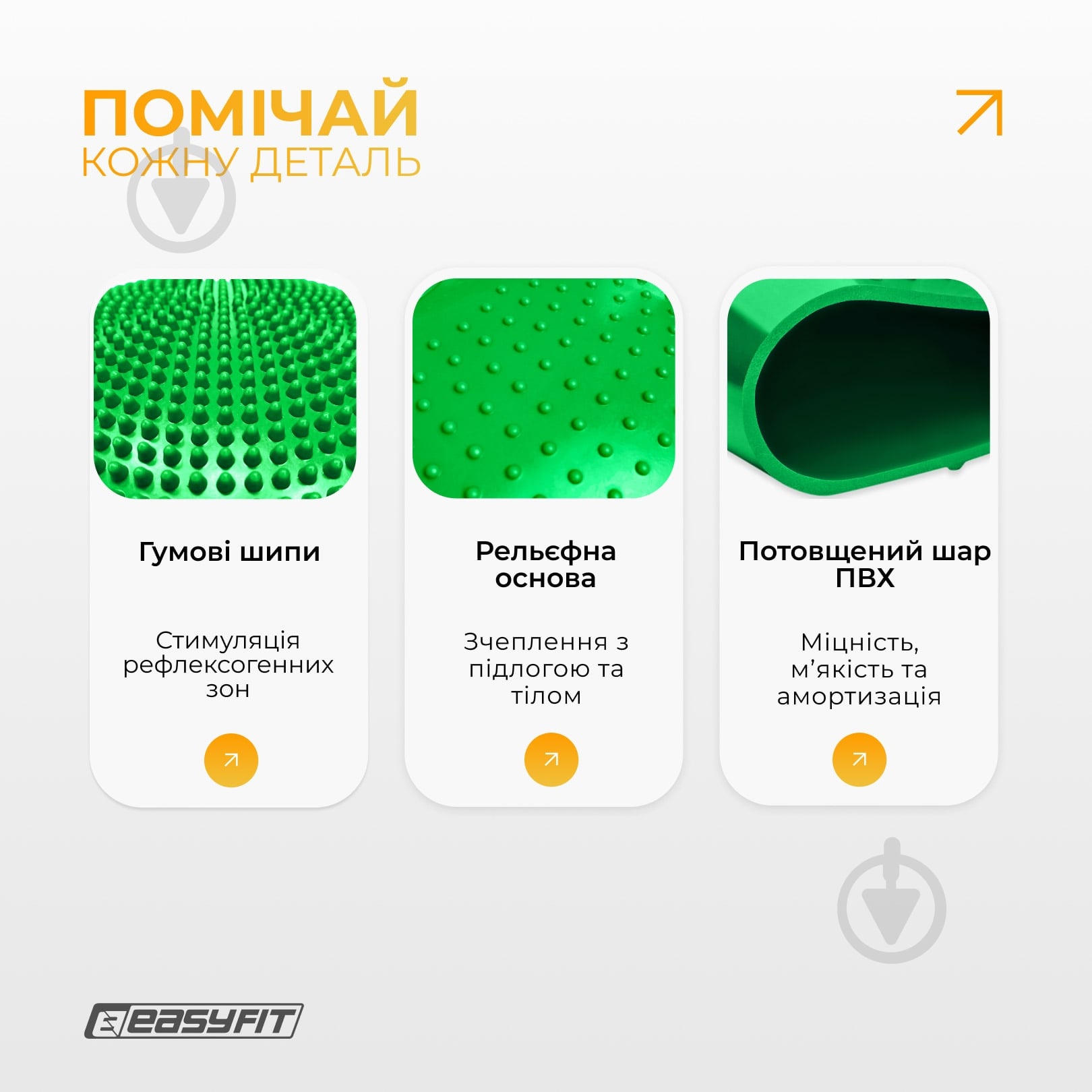 Подушка EasyFit Balance Cushion-A зеленая + насос - фото 4