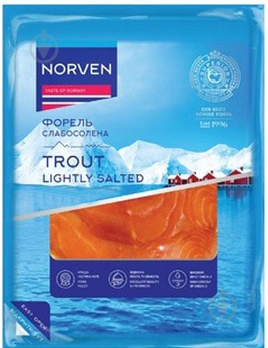 Нарезка рыбная Norven Форель 350 г - фото 1