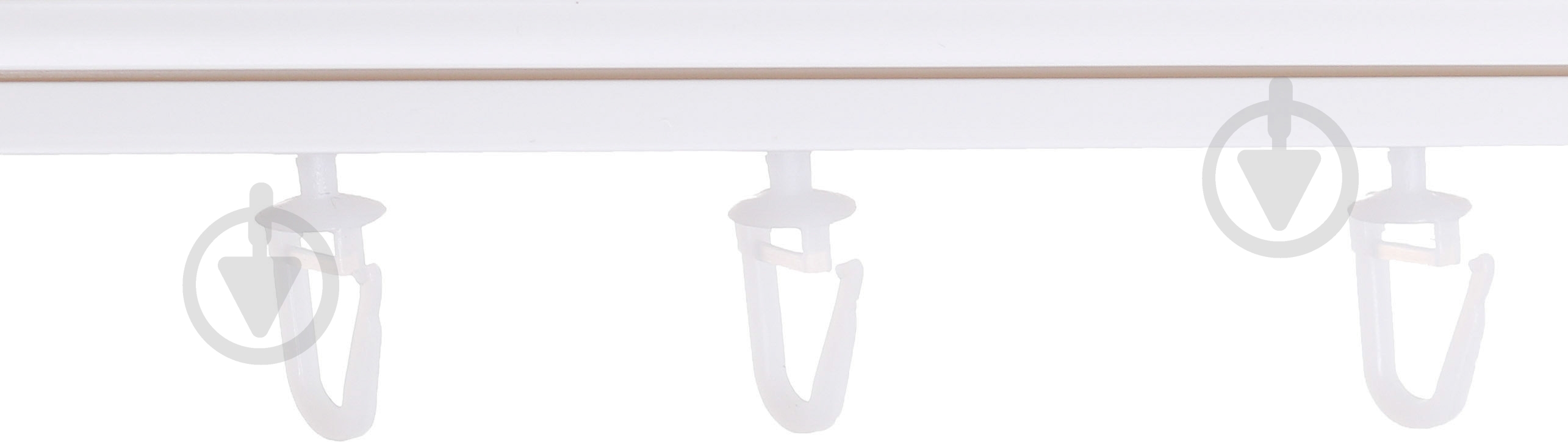 Карниз потолочный Bella Vita ОМ1 одинарный наборной 210 см белый - фото 2 Карниз потолочный Bella Vita ОМ1 одинарный наборной 210 см белый - фото 2