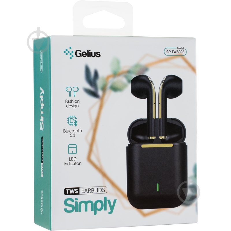 Наушники Gelius Pro Simply black (GP-TWS023) - фото 11