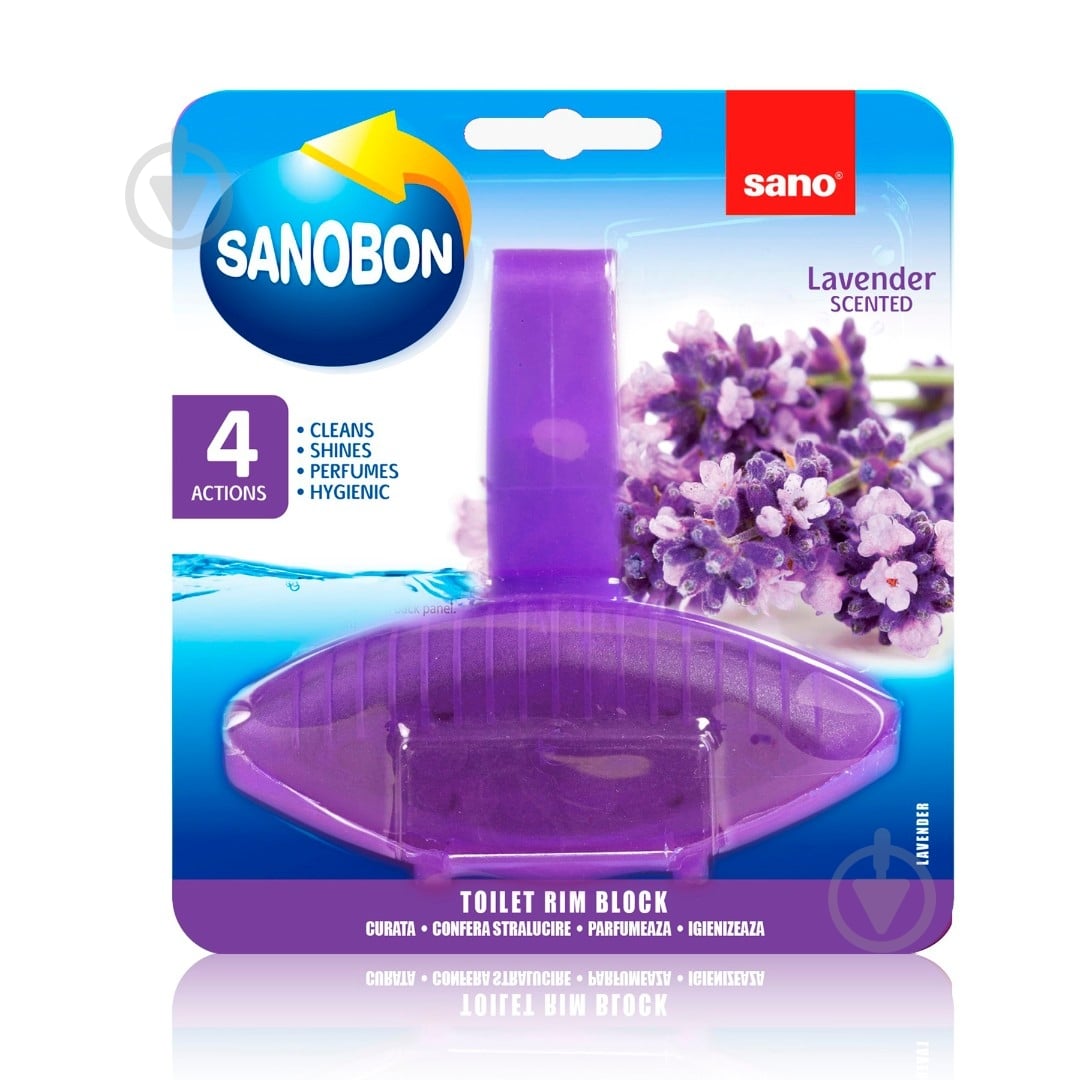 Туалетный блок Sano Lavender 55 г - фото 1