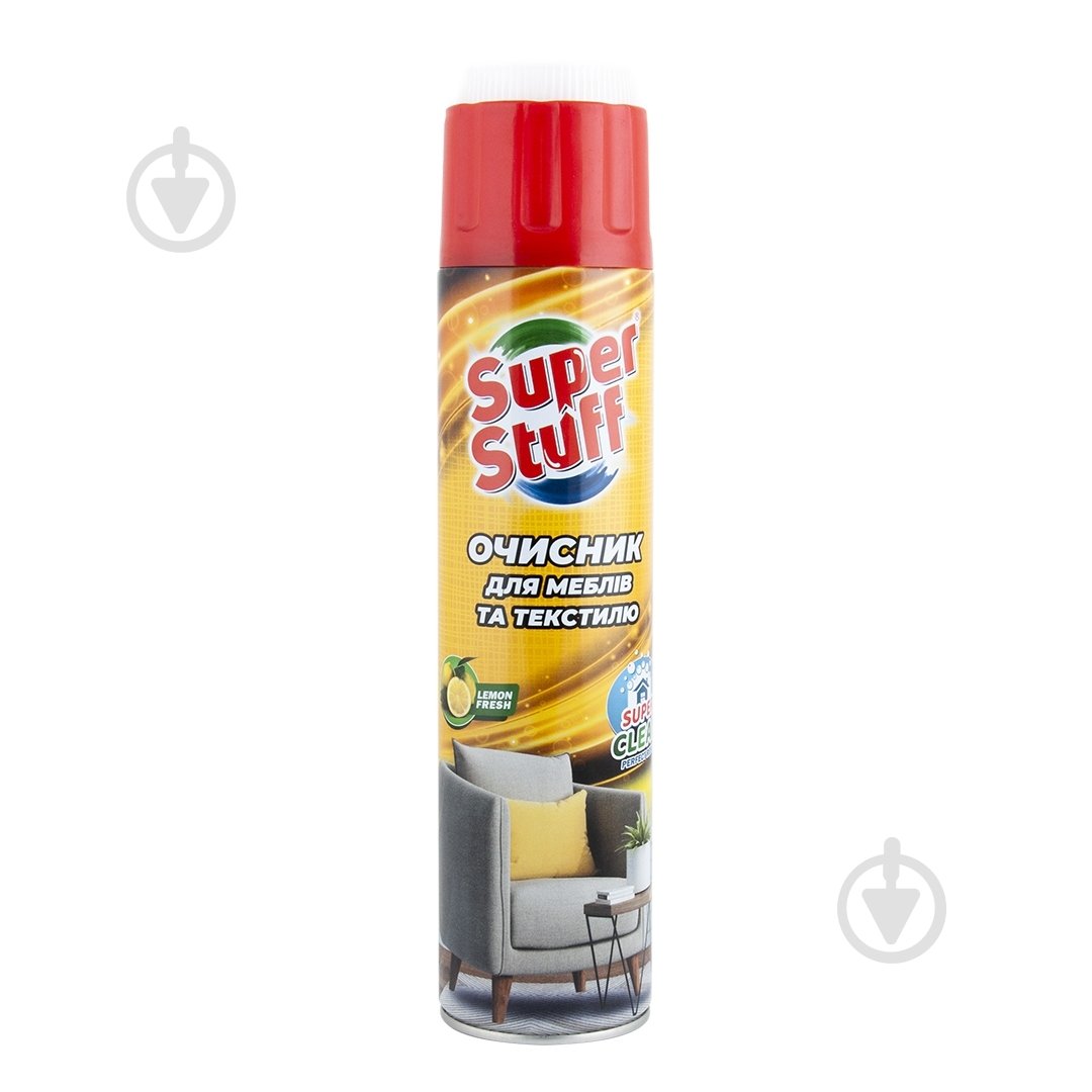 Очиститель Super Stuff для мебели и текстиля Lemon Fresh 0,65 л - фото 1
