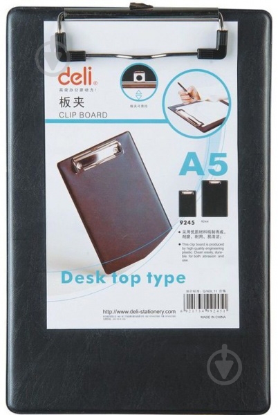 Планшет 9245 А5 черный Deli - фото 1