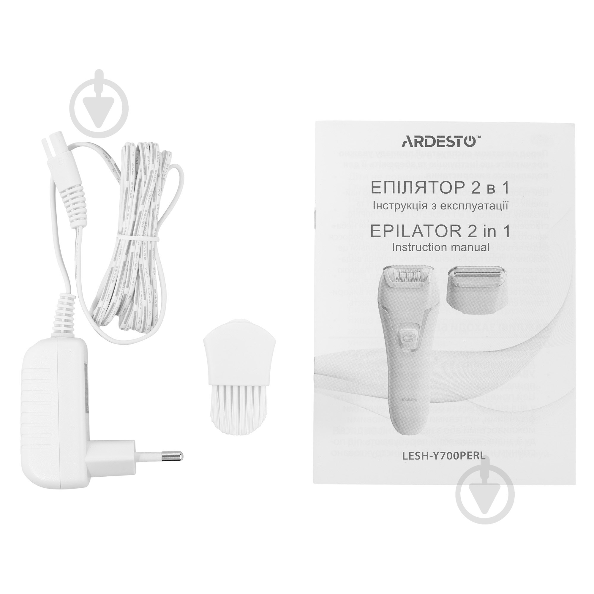 Эпилятор Ardesto 2 в1 Pearl Cream LESH-Y700PERL - фото 8 Эпилятор Ardesto 2 в1 Pearl Cream LESH-Y700PERL - фото 8