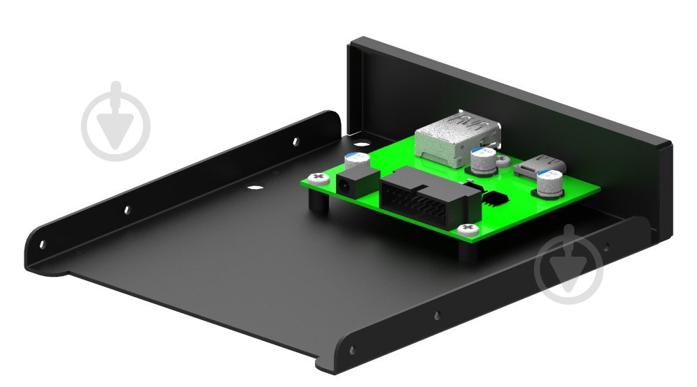 USB-хаб Gembird передняя панель ПК 3.5'', USB3.1 Type-A+Type-C - фото 2