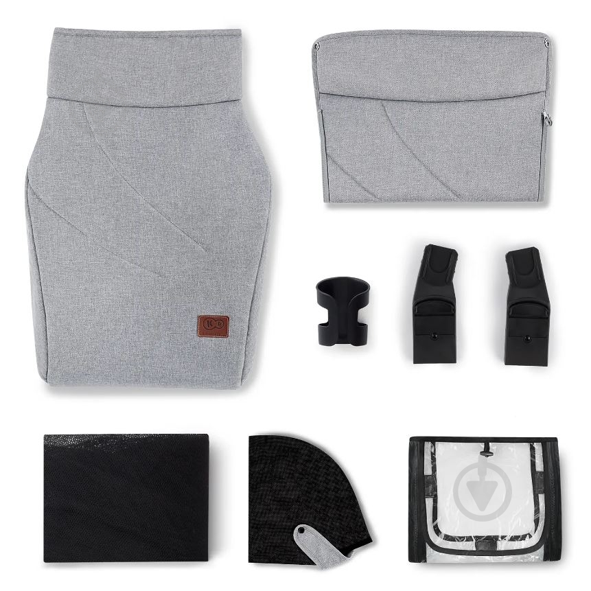 Коляска универсальная 2 в 1 Kinderkraft Everyday Dark Gray KSEVER00DGR2000 - фото 15