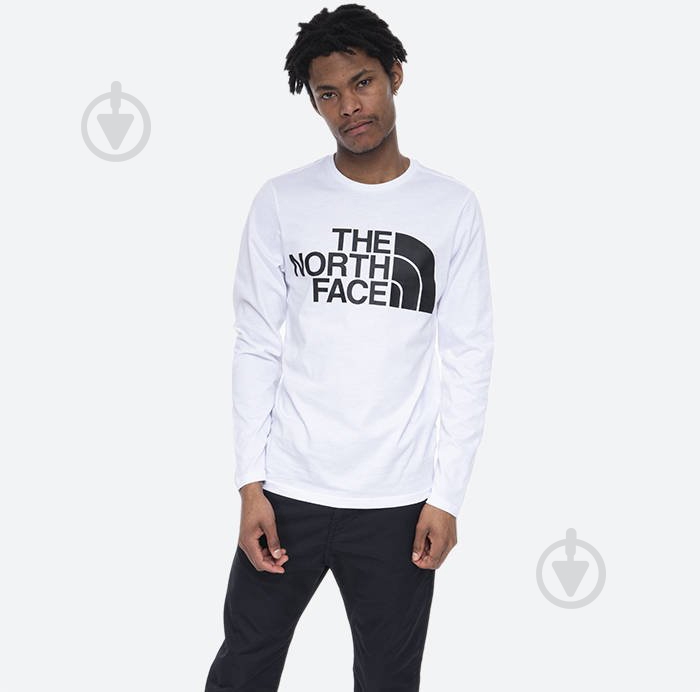 Футболка THE NORTH FACE M STANDARD LS TEE NF0A5585FN41 р.M белый - фото 1 Футболка THE NORTH FACE M STANDARD LS TEE NF0A5585FN41 р.M белый - фото 1