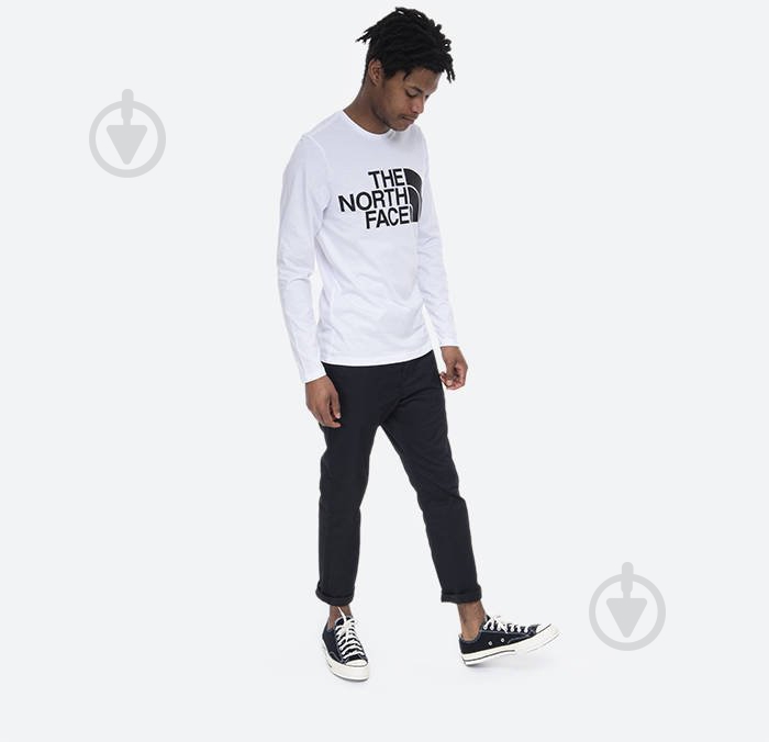 Футболка THE NORTH FACE M STANDARD LS TEE NF0A5585FN41 р.M белый - фото 2 Футболка THE NORTH FACE M STANDARD LS TEE NF0A5585FN41 р.M белый - фото 2