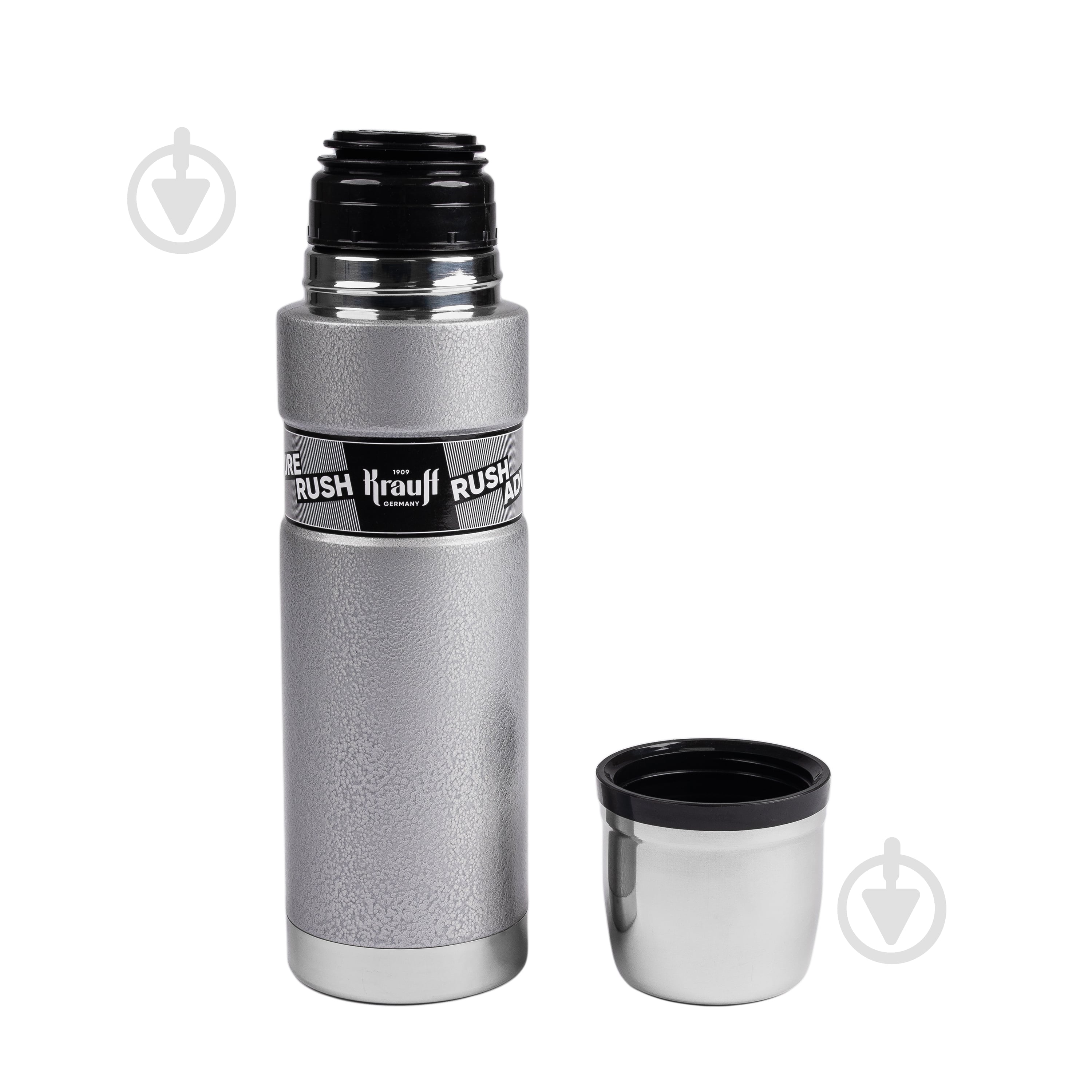 Термос Krauff Scout Skills 500 мл Grey 26-203-102 - фото 2 Термос Krauff Scout Skills 500 мл Grey 26-203-102 - фото 2