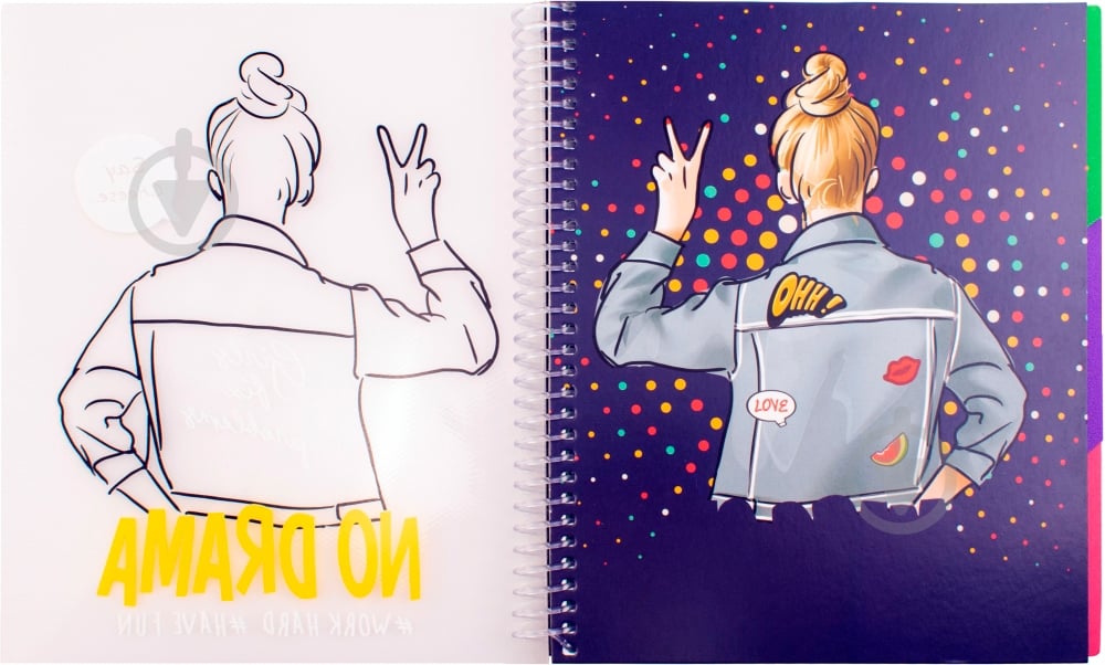 Блокнот Selfie:No Drama B5 120 аркушів O20850-02 Optima - фото 2 Блокнот Selfie:No Drama B5 120 аркушів O20850-02 Optima - фото 2