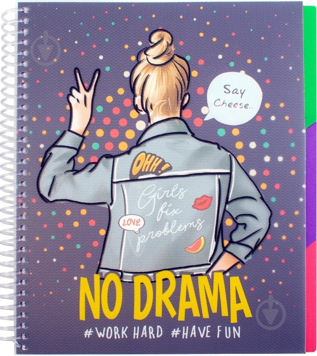 Блокнот Selfie:No Drama B5 120 аркушів O20850-02 Optima - фото 1 Блокнот Selfie:No Drama B5 120 аркушів O20850-02 Optima - фото 1