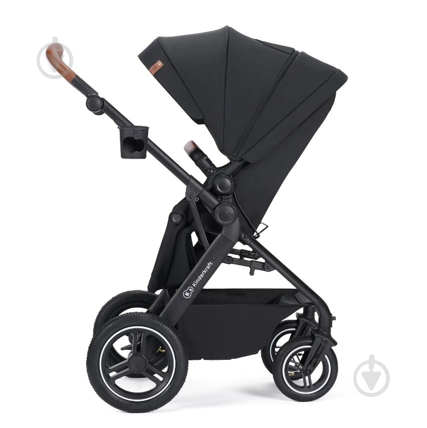 Коляска 3 в 1 Kinderkraft B-Tour Deep Black KSBTOU00BLK3000 - фото 16