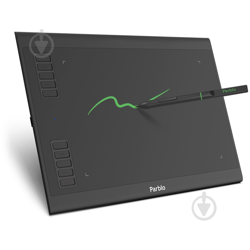 Планшет графический Parblo A610PLUSV2 Parblo A610 Plus V2 black - фото 1