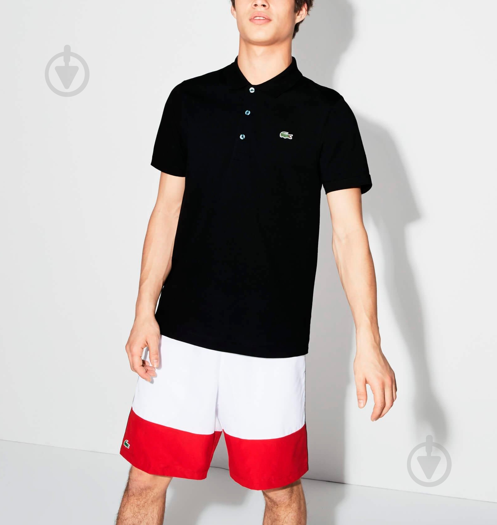 Поло Lacoste L1230031 р.3XL черный - фото 8