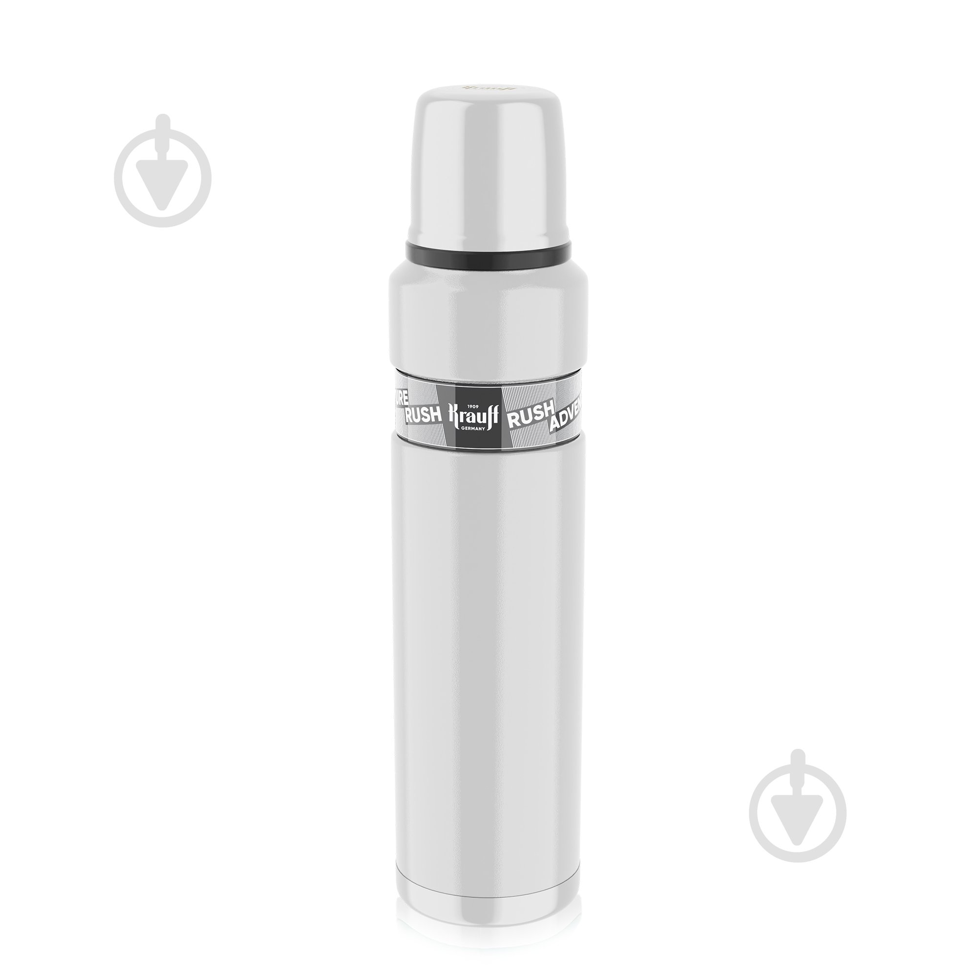 Термос Krauff Scout Skills 1000 мл Grey 26-203-108 - фото 1 Термос Krauff Scout Skills 1000 мл Grey 26-203-108 - фото 1