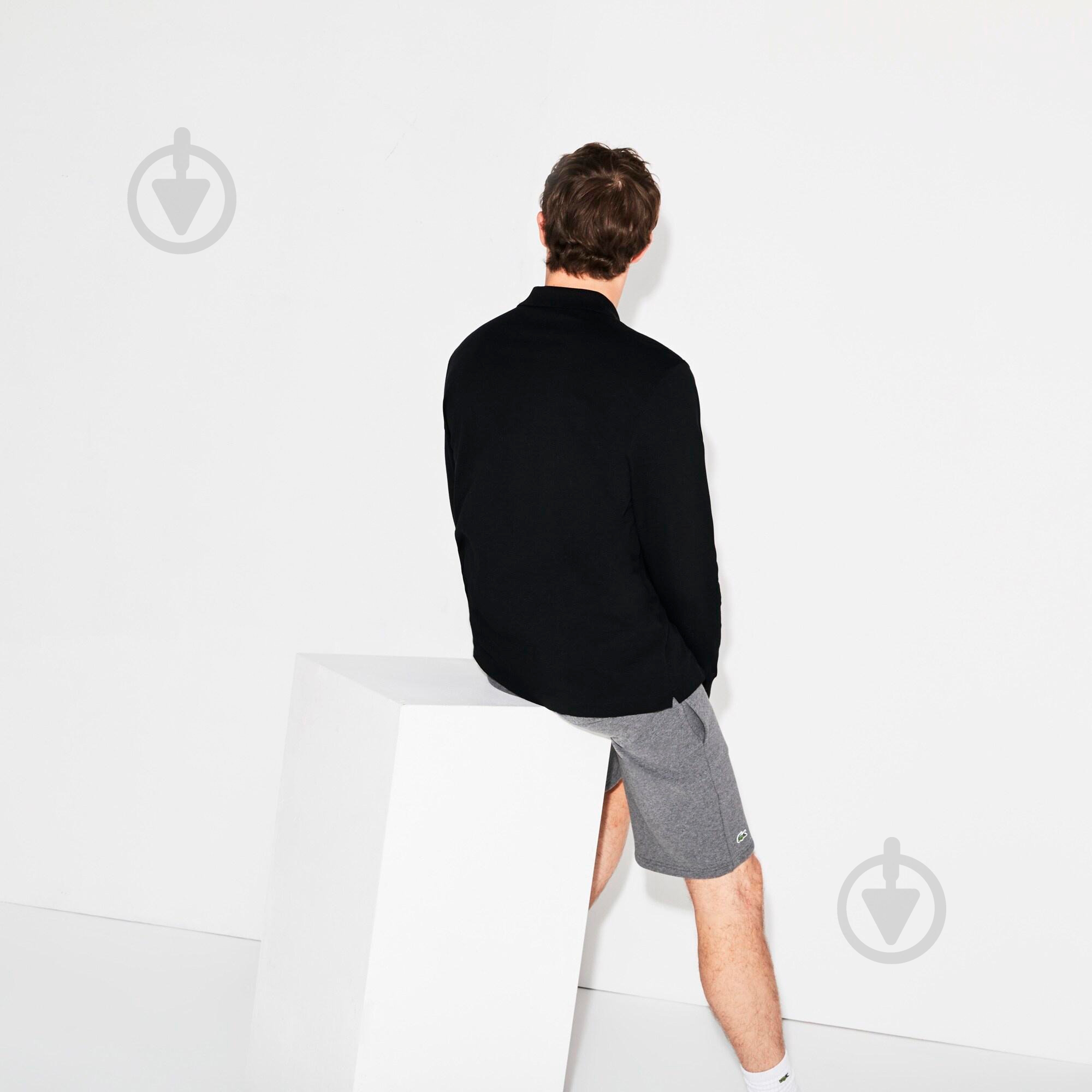 Поло Lacoste L1330031 р.XS черный - фото 4