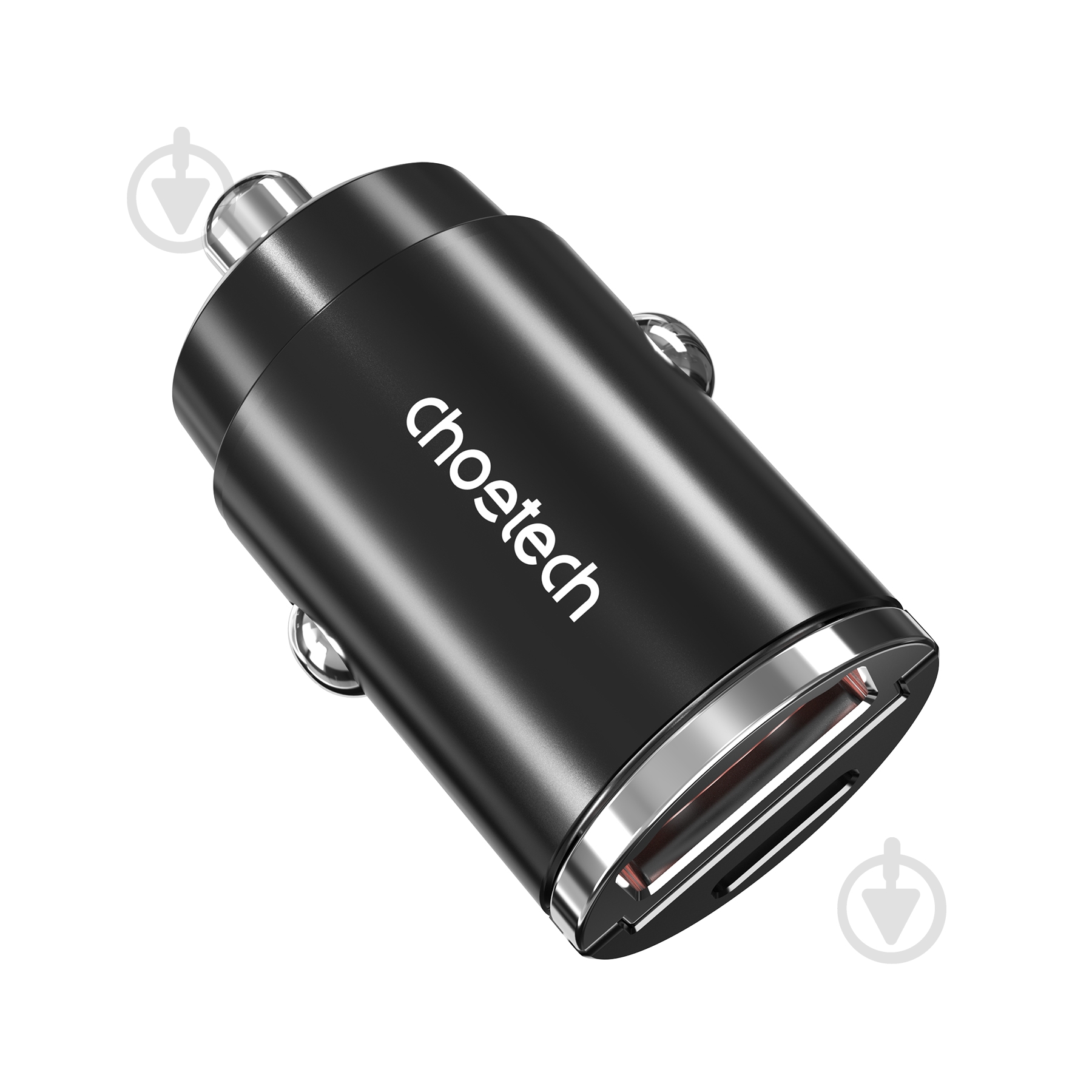 Зарядное устройство — адаптер прикуривателя-USB Choetech USB-A/USB-C, 30Вт, QC3.0/PD - фото 1