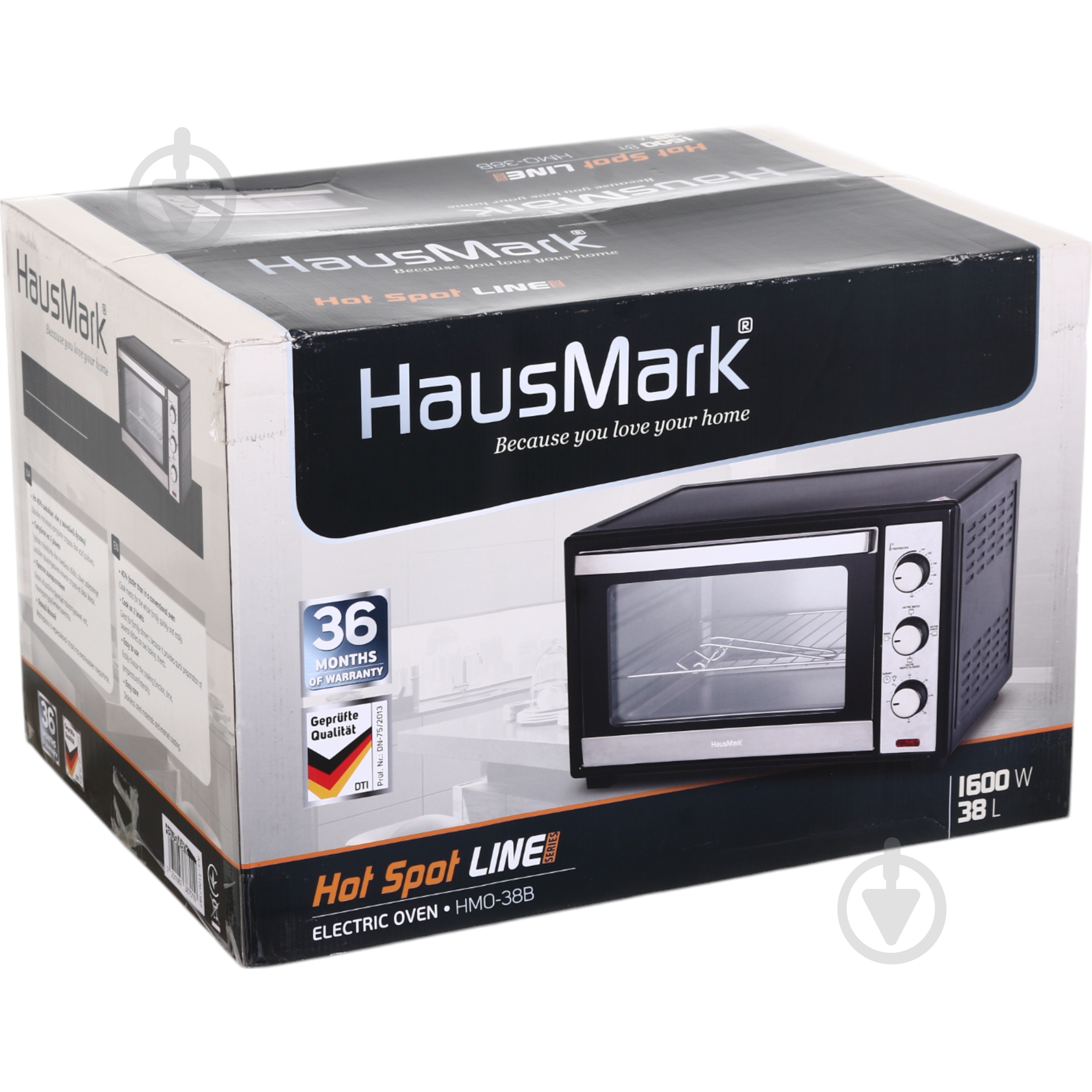 ВИТРИНА! Электрическая печь HausMark Hot Spot HMO-38B - фото 10 ВИТРИНА! Электрическая печь HausMark Hot Spot HMO-38B - фото 10