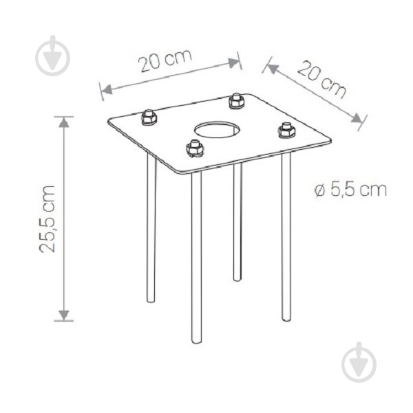 Крепеж Nowodvorski Pathway 8795 - фото 4