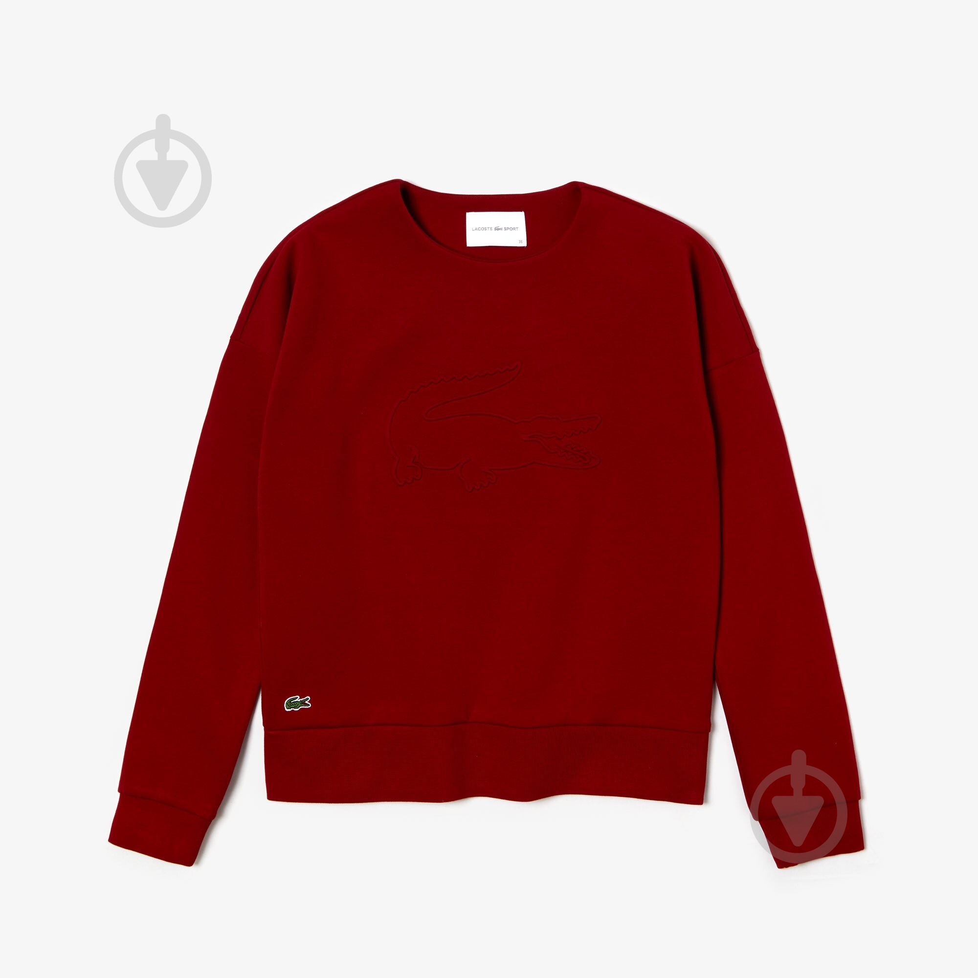 Свитшот Lacoste SF7917 SF7917476 р.XS красный - фото 1