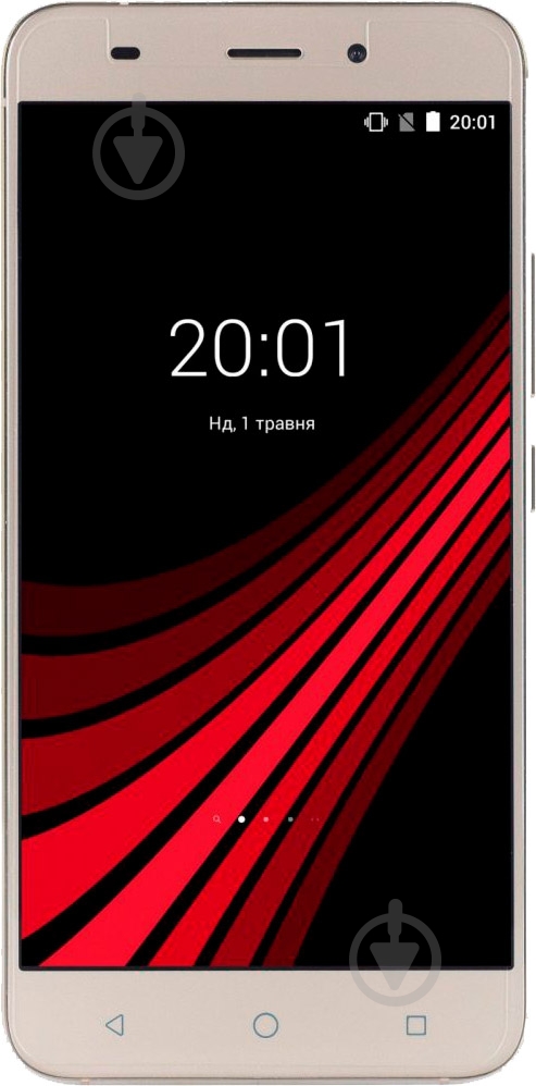 Смартфон Ergo A556 Blaze Dual Sim 1/8GB gold - фото 1